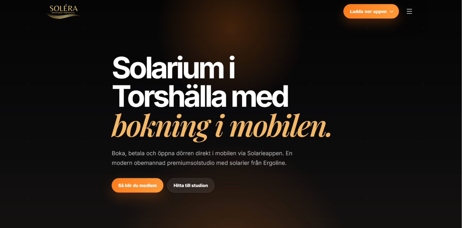 Soléra Studio bokningsupplevelse